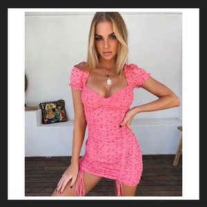 Tiger Mist Toronto Mini Dress Cinched